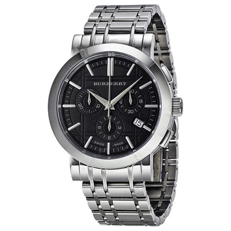 burberry uhr männer 1360|Burberry Heritage Chronograph Black Dial Stainless Steel Men's .